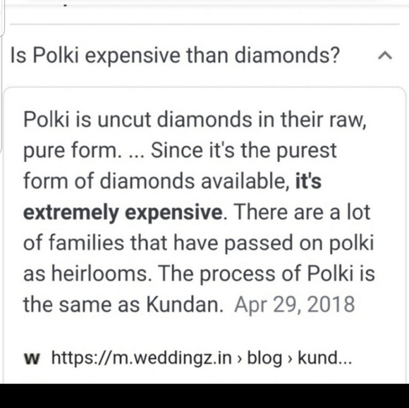 New Polki diamond wedding ring, diamond wedding band - Picture 8 of 10